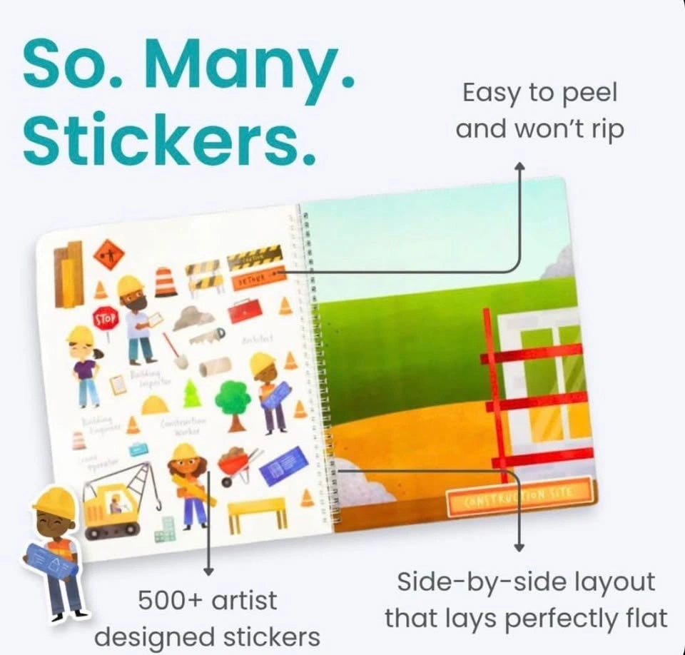 Occupation Travel Activity Book w/ Stickers & Coloring Pages - photo 2