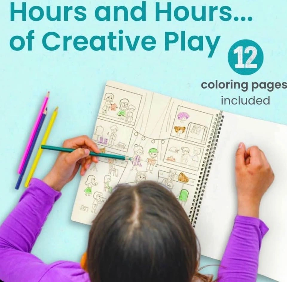 Occupation Travel Activity Book w/ Stickers & Coloring Pages - photo 3