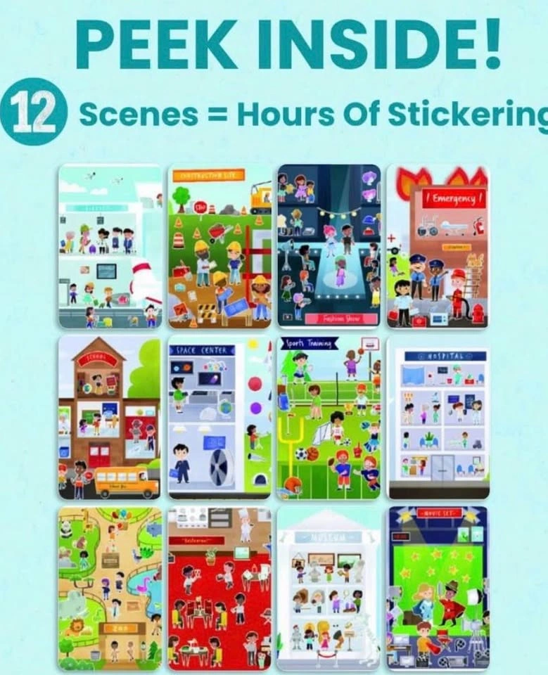 Occupation Travel Activity Book w/ Stickers & Coloring Pages - photo 4