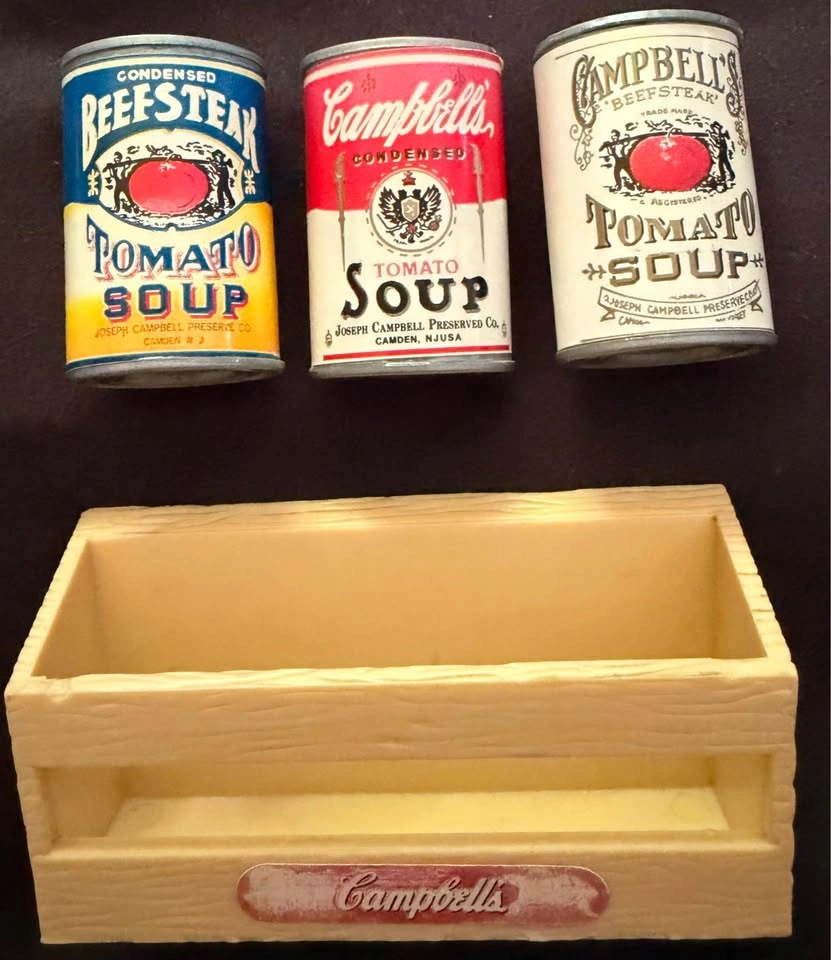 Vintage 1995 Campbell's Soup Kitchen Magnet 4-Piece Set - photo 2