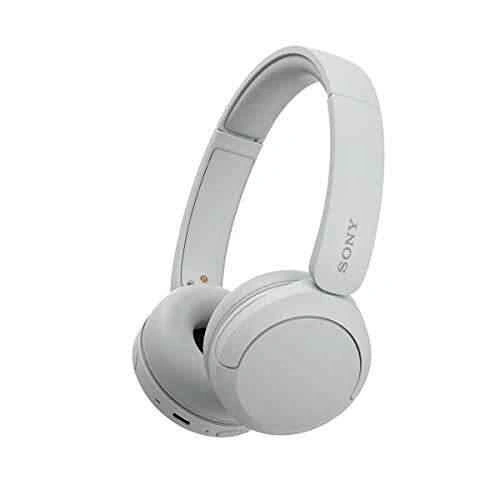 Sony WH-CH520 Wireless On-Ear Headphones | Matte White