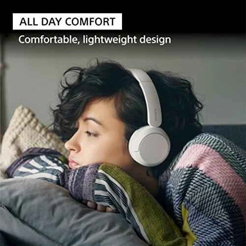 Sony WH-CH520 Wireless On-Ear Headphones | Matte White - photo 3