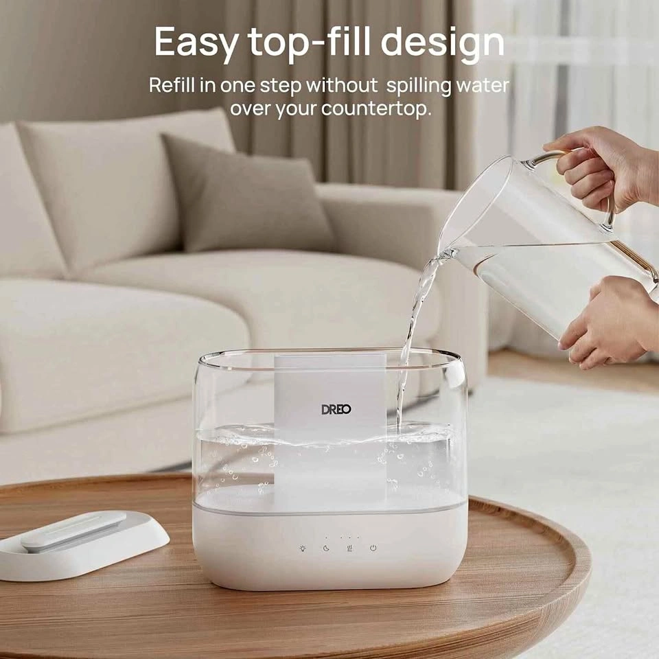 Dreo 4L Cool Mist Humidifier - Quiet, Top Fill, 36H Runtime