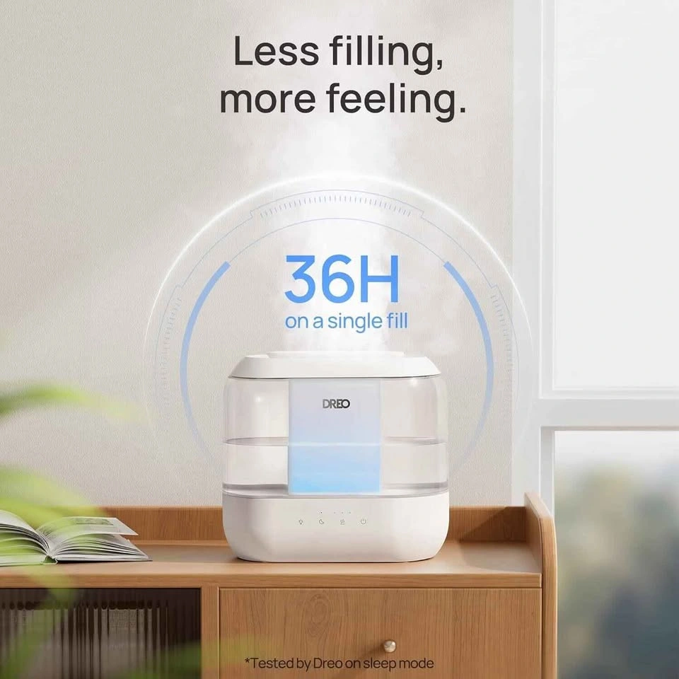 Dreo 4L Cool Mist Humidifier - Quiet, Top Fill, 36H Runtime - photo 2