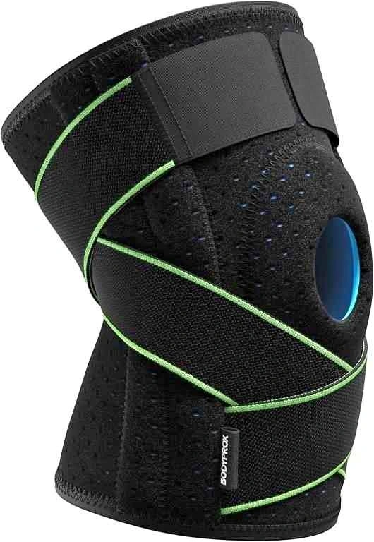 Bodyprox Knee Brace with Side Stabilizers & Patella Gel Pads (La