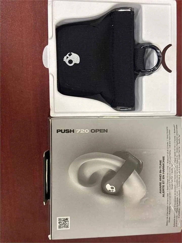 Skullcandy Push 720 Open True Wireless Clip-On Earbuds | True Bl - photo 5