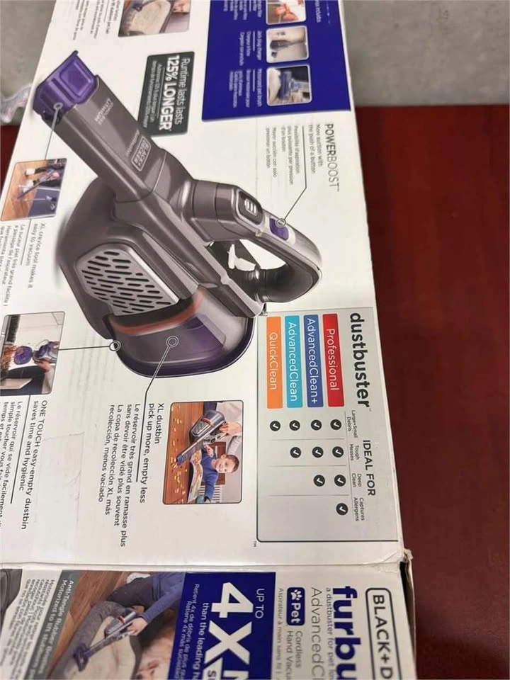 BLACK+DECKER Furbuster Cordless Pet Hand Vac HHVK515JP07 - photo 5