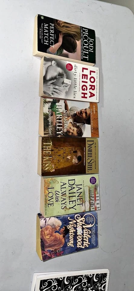Assorted Paperback Books by Jodi Picoult, Danielle Steel, Janet