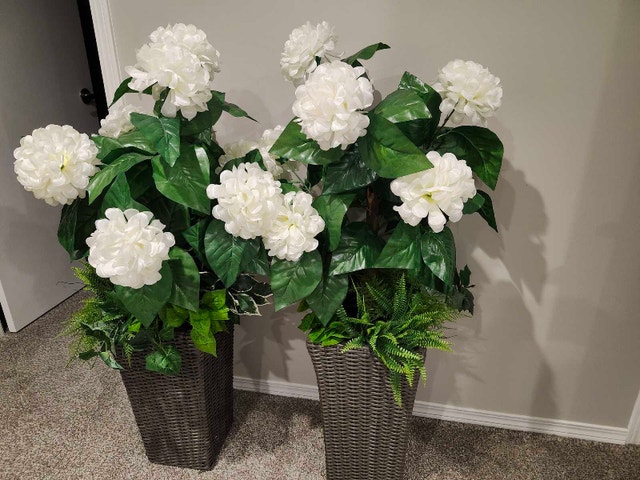 Artificial Flower Arrangement Set