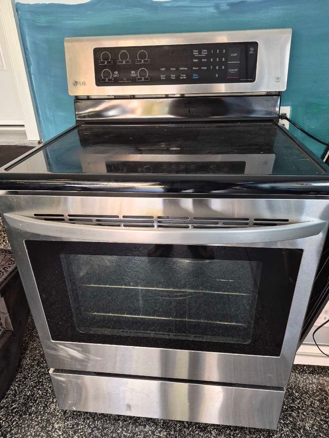 LG Stove stainless steel