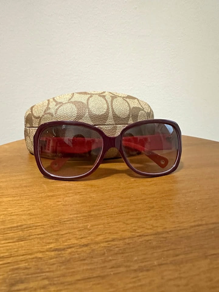 Coach Women’s Sunglasses – Model: Tasha S846 Burgundy