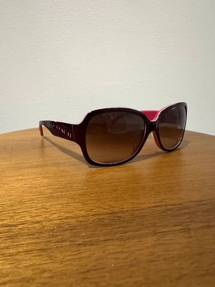 Coach Women’s Sunglasses – Model: Tasha S846 Burgundy - photo 3