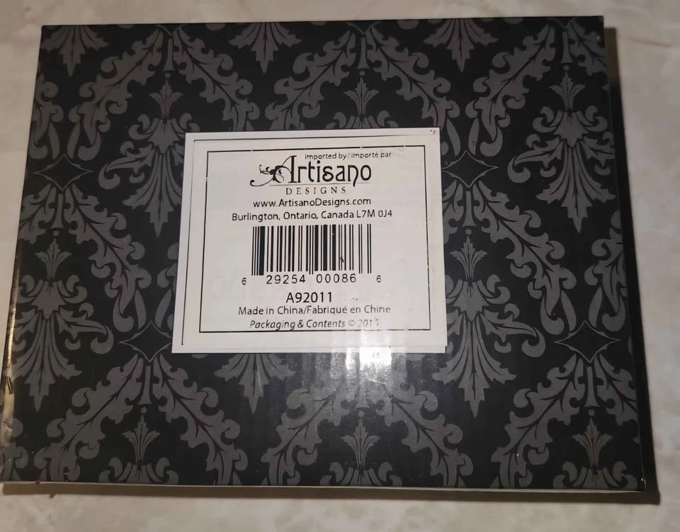 Artisano Designs Black & White Damask Coffee/Tea Cups & Saucers - photo 4