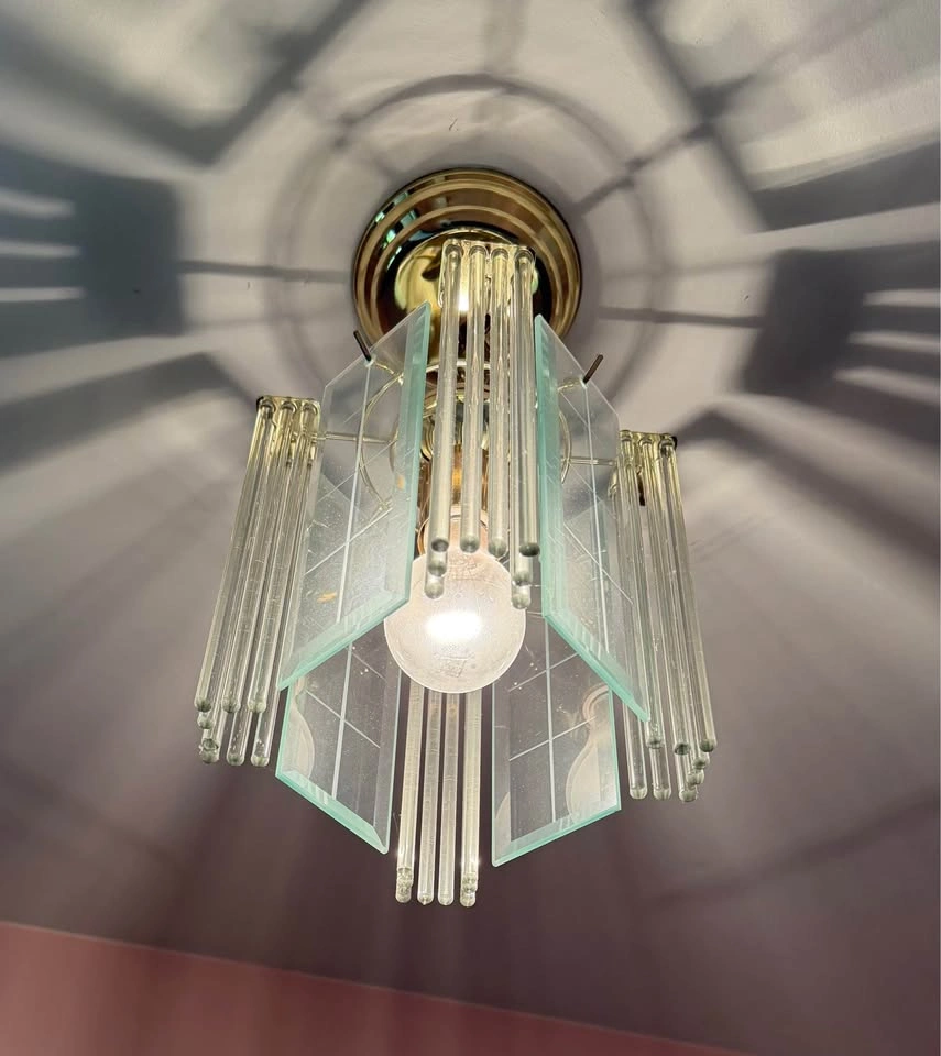 Vintage Hollywood Regency Sciolari-Style Chandelier - photo 2