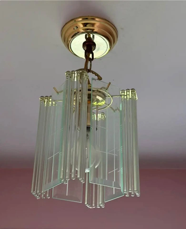 Vintage Hollywood Regency Sciolari-Style Chandelier - photo 3
