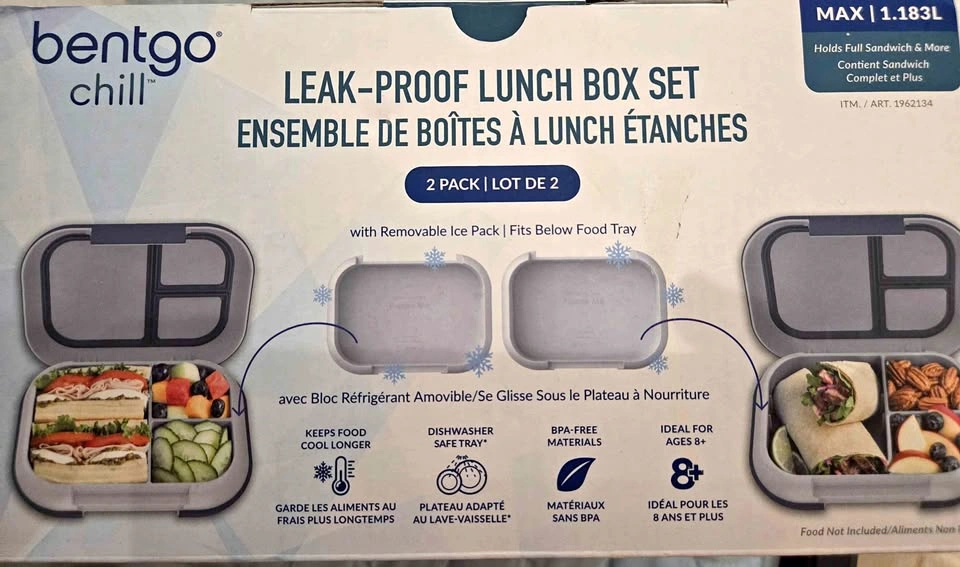 Bentgo Chill XL Lunch Box, 2-pack