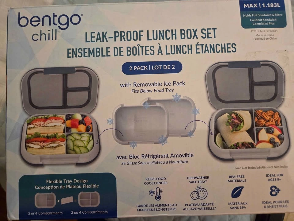 Bentgo Chill XL Lunch Box, 2-pack - photo 2