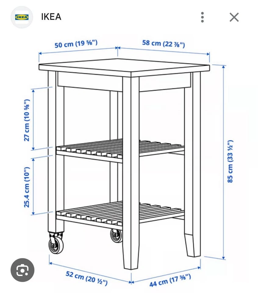IKEA BEKVÄM Kitchen Cart / Butcher Block Island w/ wheels - photo 4