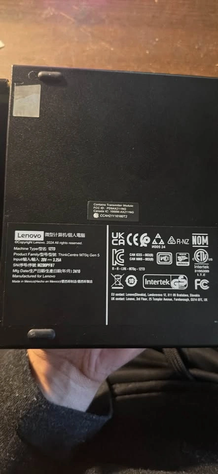 🔥‼️i3-14th, 16GB RAM, 256GB SSD _ Complete Lenovo ThinkCentre M7 - photo 4