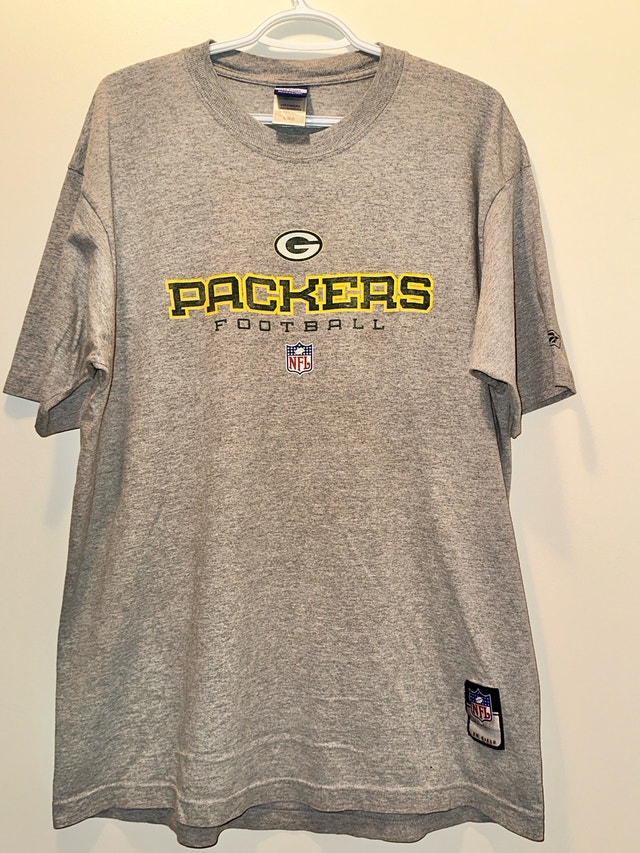 Reebok Green Bay Packers NFL T-Shirt Size Large