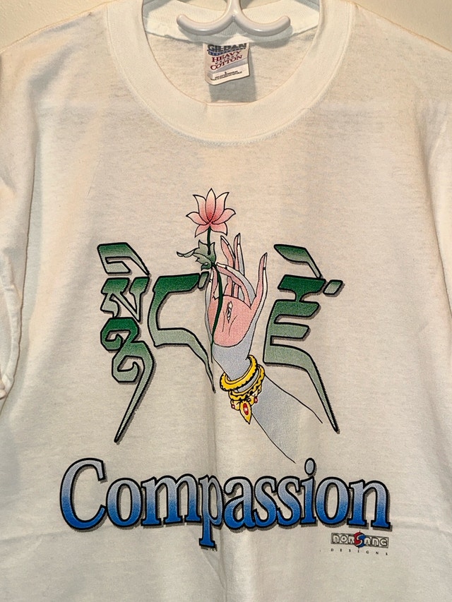 Vintage Norsang Designs Compassion Graphic T-Shirt - Large - photo 2