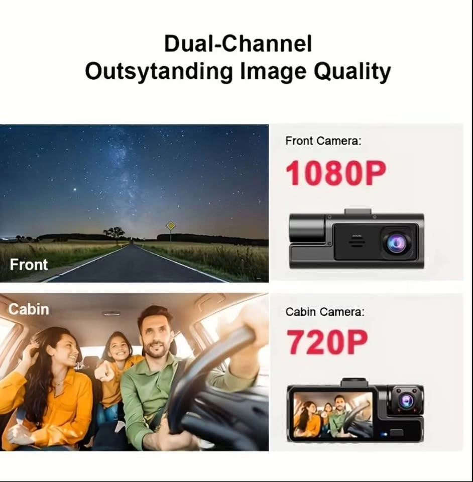 Triple Camera Dash Cam - Front, Inside, Rear - photo 5