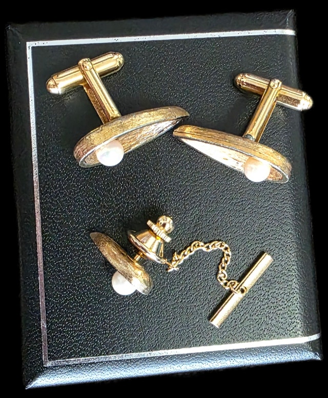 Anson Cufflinks and Tie Tack Set - photo 2