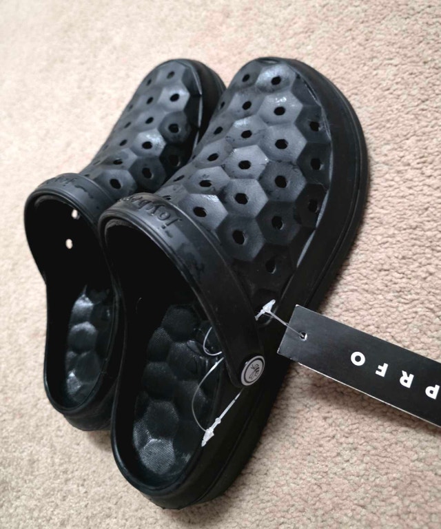 PRFO Black Clogs - New Condition - Size 8
