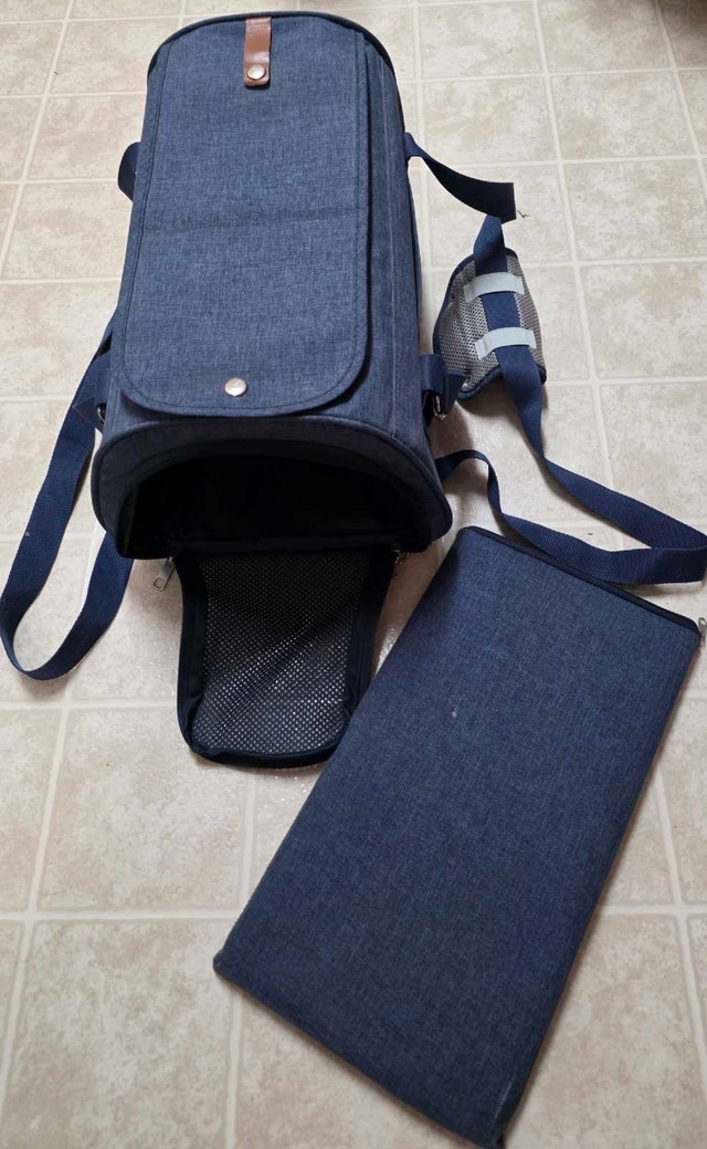 Used Pet Carrier - Denim Look - photo 5