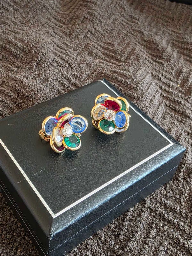 ☆CUTE VINTAGE ☆ Clip On Earrings - photo 3