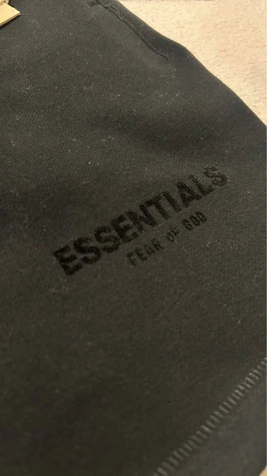Essentials Fear of God Stretch Limo Black Shorts - photo 2