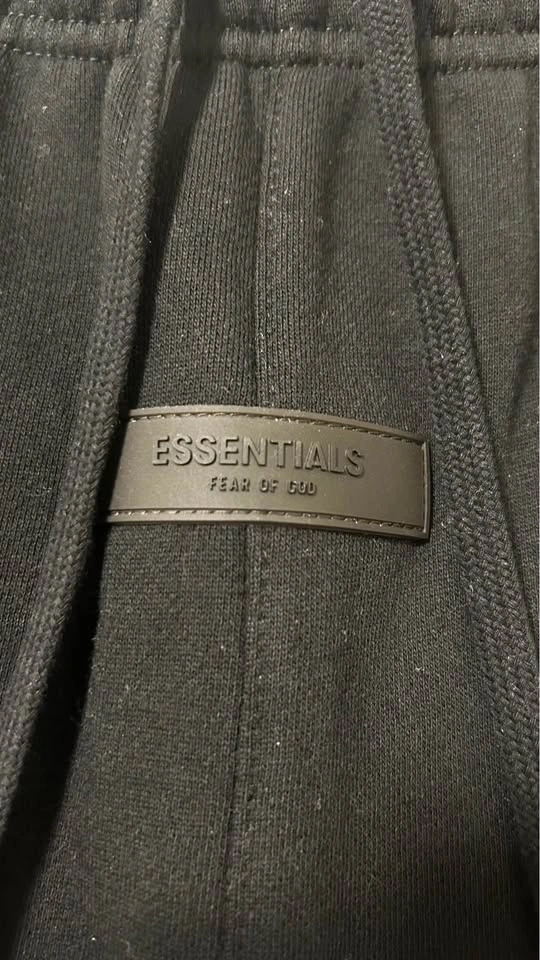 Essentials Fear of God Stretch Limo Black Shorts - photo 3