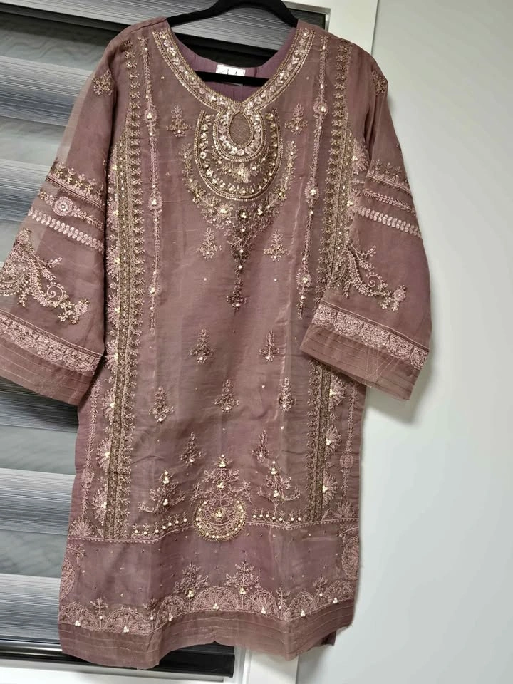 EID SUMMER DRESS FANCY ORGANZA Medium