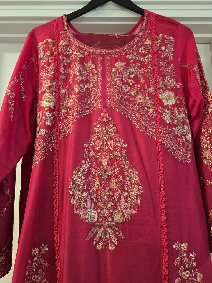 Hussain Rehar LUXURY SUMMER EMBROIDED DRESS XXL Available If Ad - photo 3