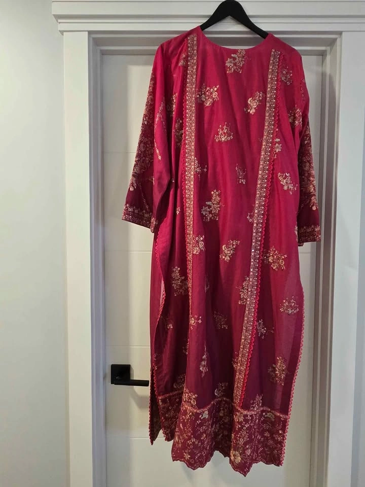 Hussain Rehar LUXURY SUMMER EMBROIDED DRESS XXL Available If Ad - photo 5