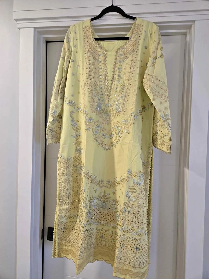 EID SUMMER DRESS LUXURY FULLY EMBROIDED XXL