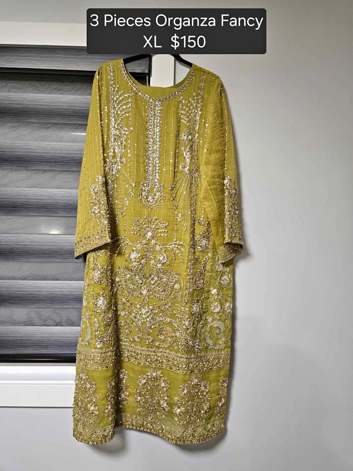 EID SUMMER FANCY ORGANZA DRESS XXL