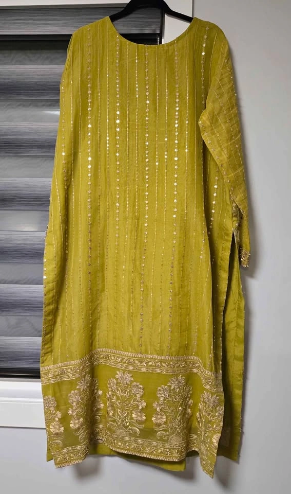 EID SUMMER FANCY ORGANZA DRESS XXL - photo 2