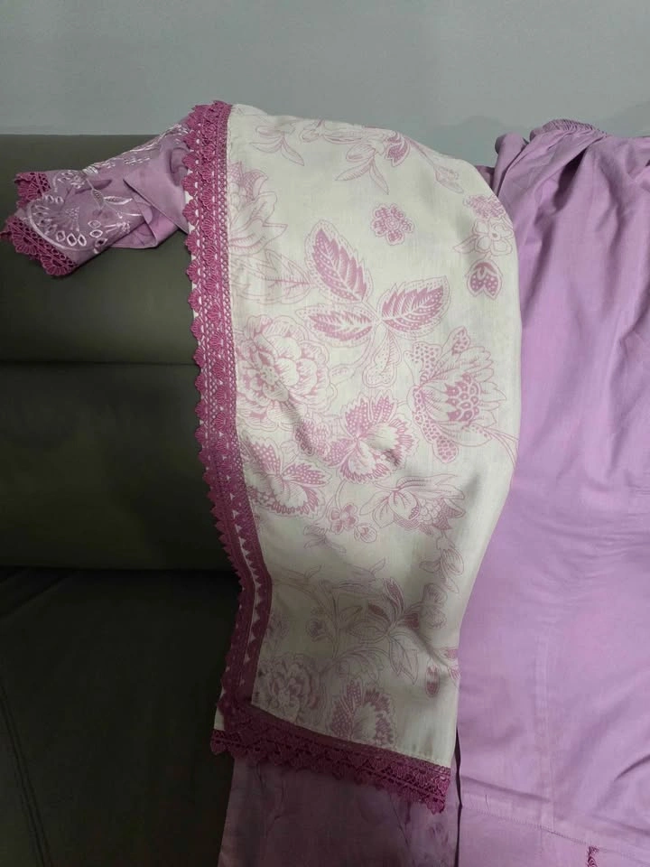 EID SUMMER DRESS PRINTED AND EMBROIDED XXL - photo 4