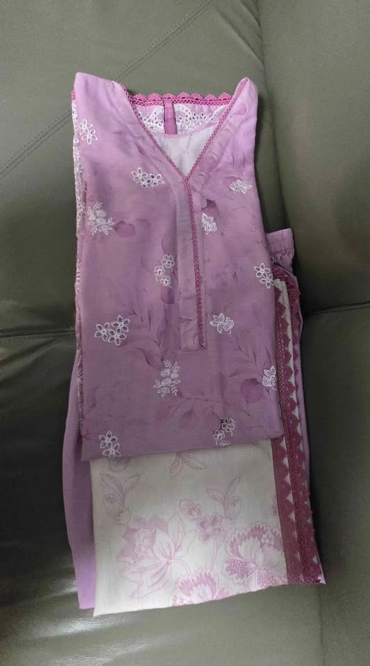EID SUMMER DRESS PRINTED AND EMBROIDED XXL - photo 5