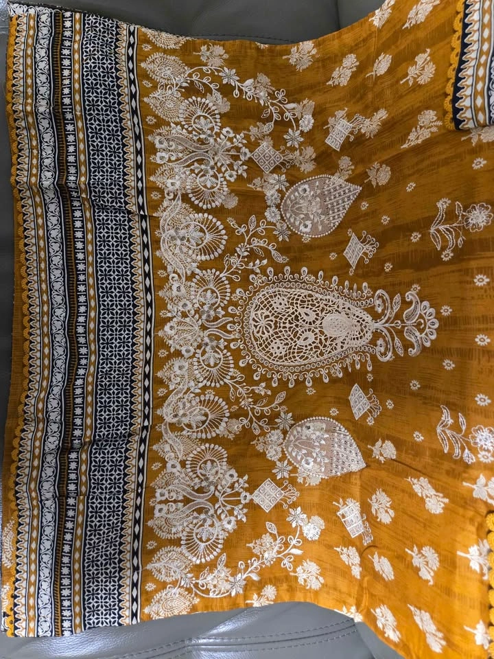 Summer Lawn Dress Printed Embroidered XL - photo 3