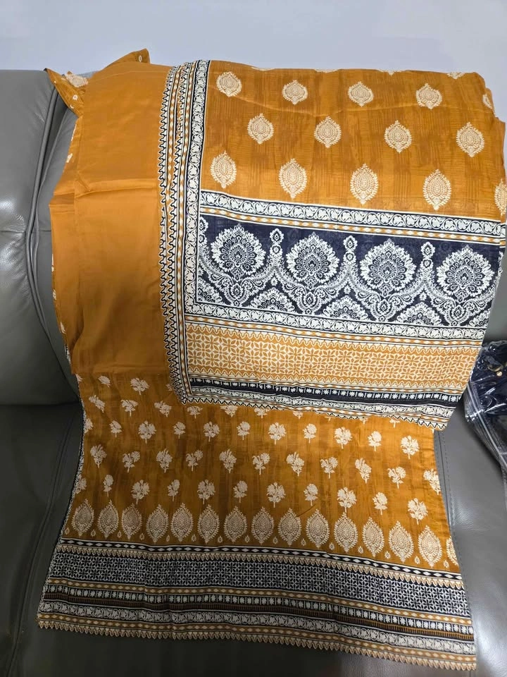 Summer Lawn Dress Printed Embroidered XL - photo 4