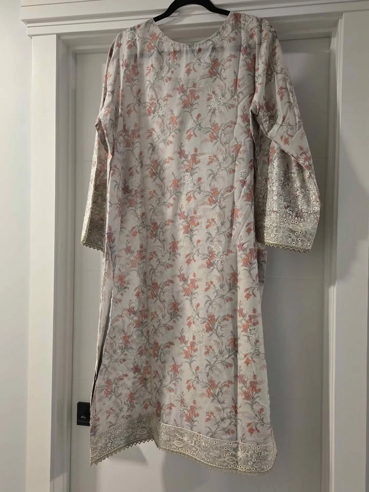 EID SUMMER DRESS PRINTED AND EMBROIDED XXL - photo 2