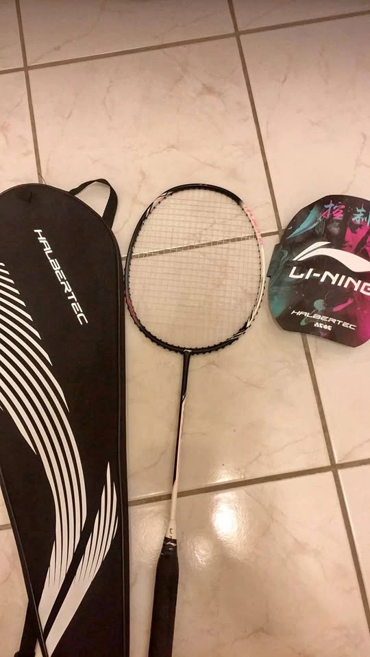 Unstrung Li-Ning Halbertec 2000 3U Badminton Racket