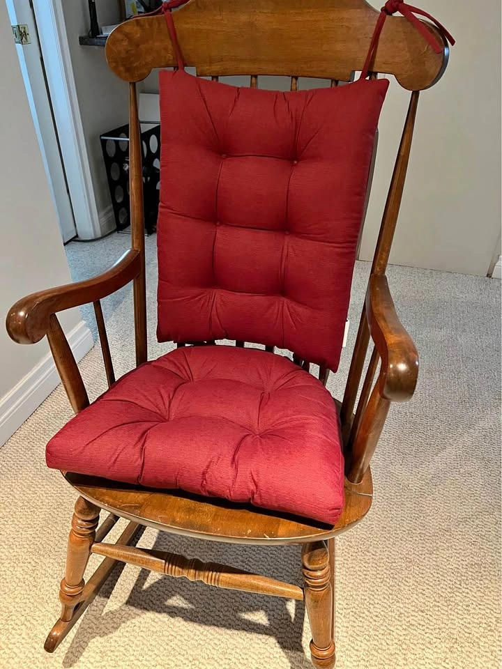 Solid Maple Vintage Rocking Chair