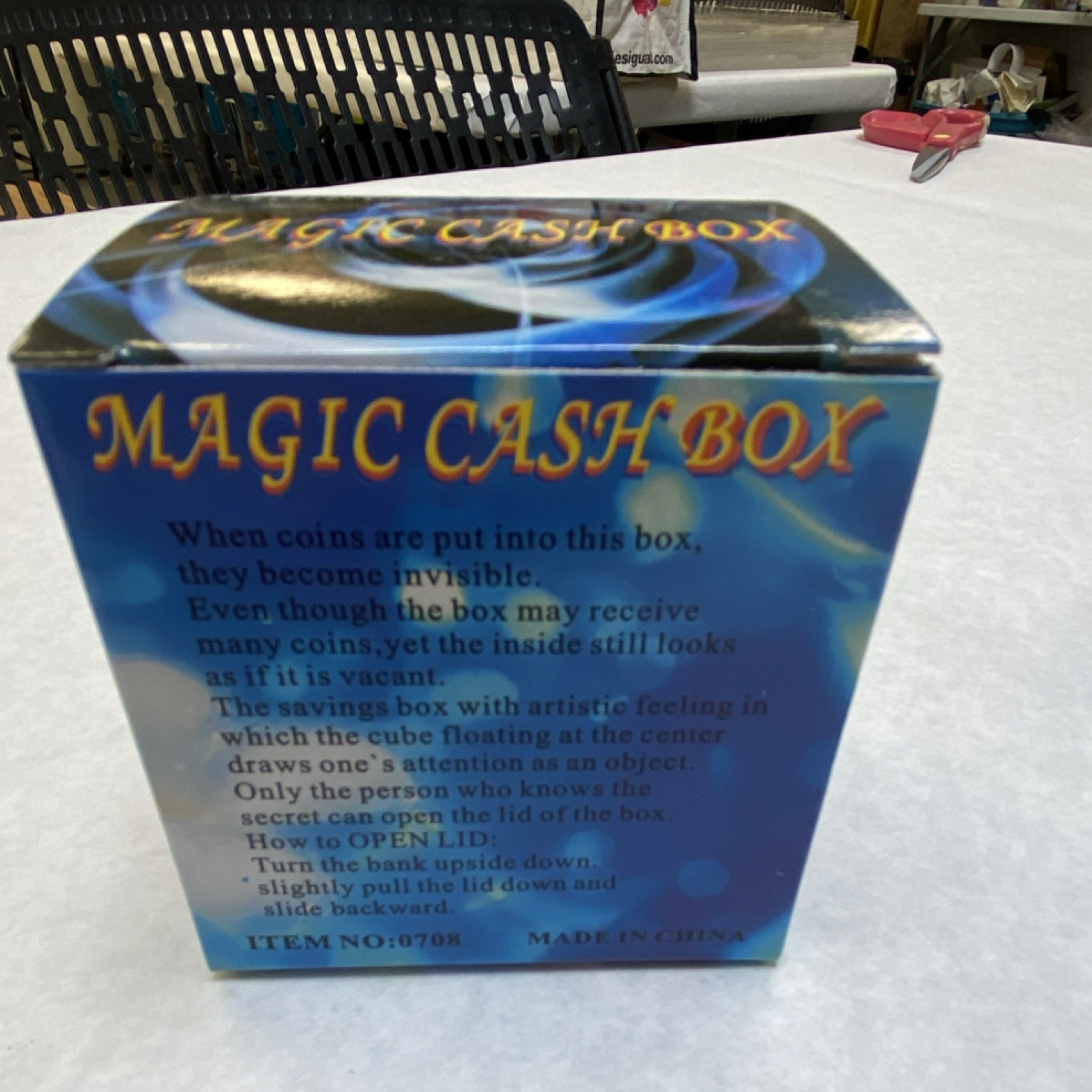 Magic Cash Box Novelty Coin Bank - photo 3