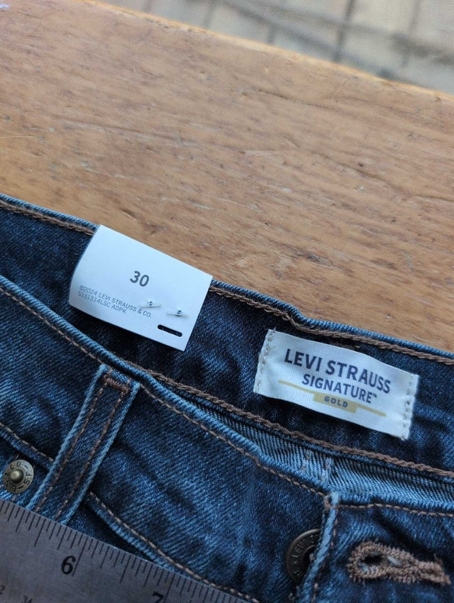 Levi Strauss Denim Shorts 30 waist nwt - photo 2