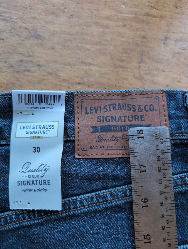 Levi Strauss Denim Shorts 30 waist nwt - photo 5