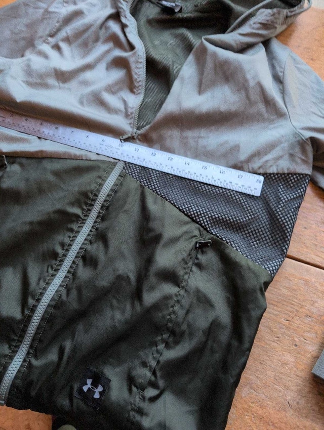 Under Armour Jacket Mens Small Green and Black - photo 3