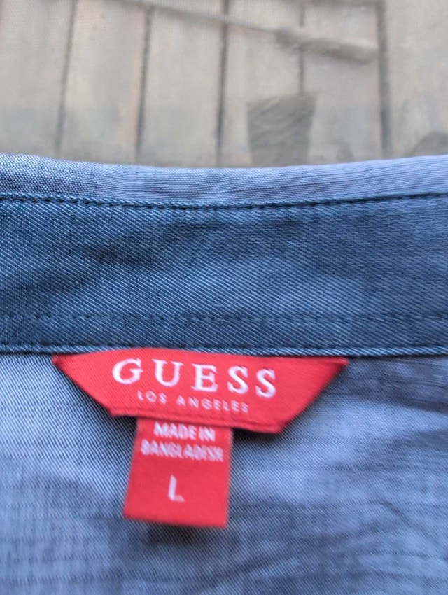 Guess Button Up Shirt Men's Large - photo 2
